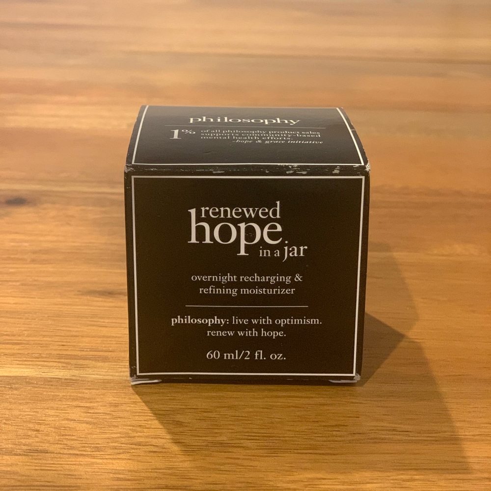 Philosophy Renewed Hope In a Jar, Night